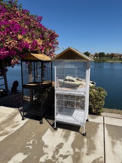 2- beautiful birds cages