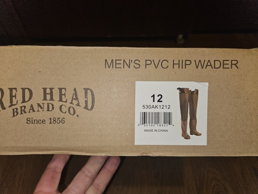 Redhead Fishing Hunting Hip Waders Size 12