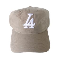 Khaki LA Lakers Dad Hat