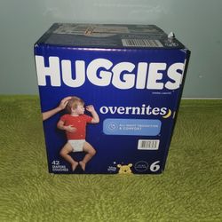 Huggies Overnites #6 42 Diapers