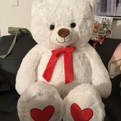 Jumbo Valentine’s Day Teddy Bear Plushie 26in 