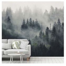 $125/ Foggy Forest Wallpaper