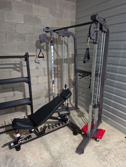 Weight Functional Trainer With adjustable bench
