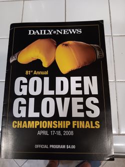 NY Golden Gloves Championship Program 2008
