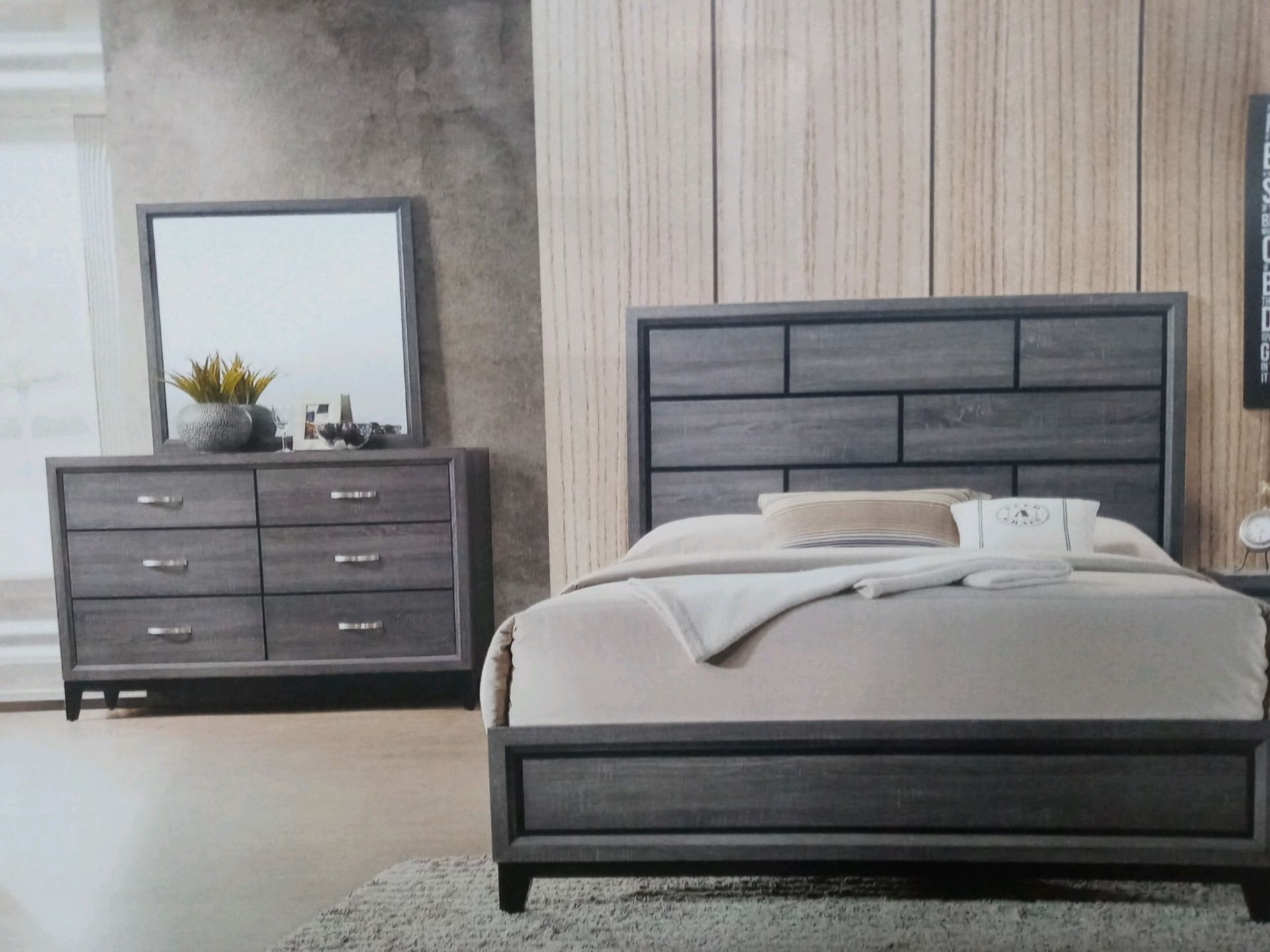 Brand New Queen Size Bedroom Set$799.financing Available No Credit Needed 