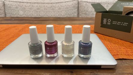 Dazzle Dry Vegan Long lasting Nail Polish - 4 Set