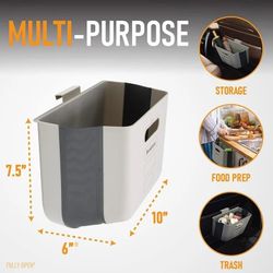 Brookstone Caddy/trash Bin For Car Or Home