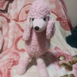 Pink Poodle Plush Toy "THE FOLAND GROUP"