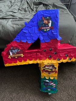 #4 paw patrol piñata