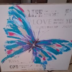 Butterfly Canvas Picture 