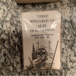 7 Vintage Turnout Improvement Kits for Atlas HO Machines G&H Product Model Train