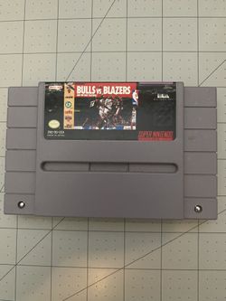 Bulls VS Blazers For Super Nintendo Entertainment System 