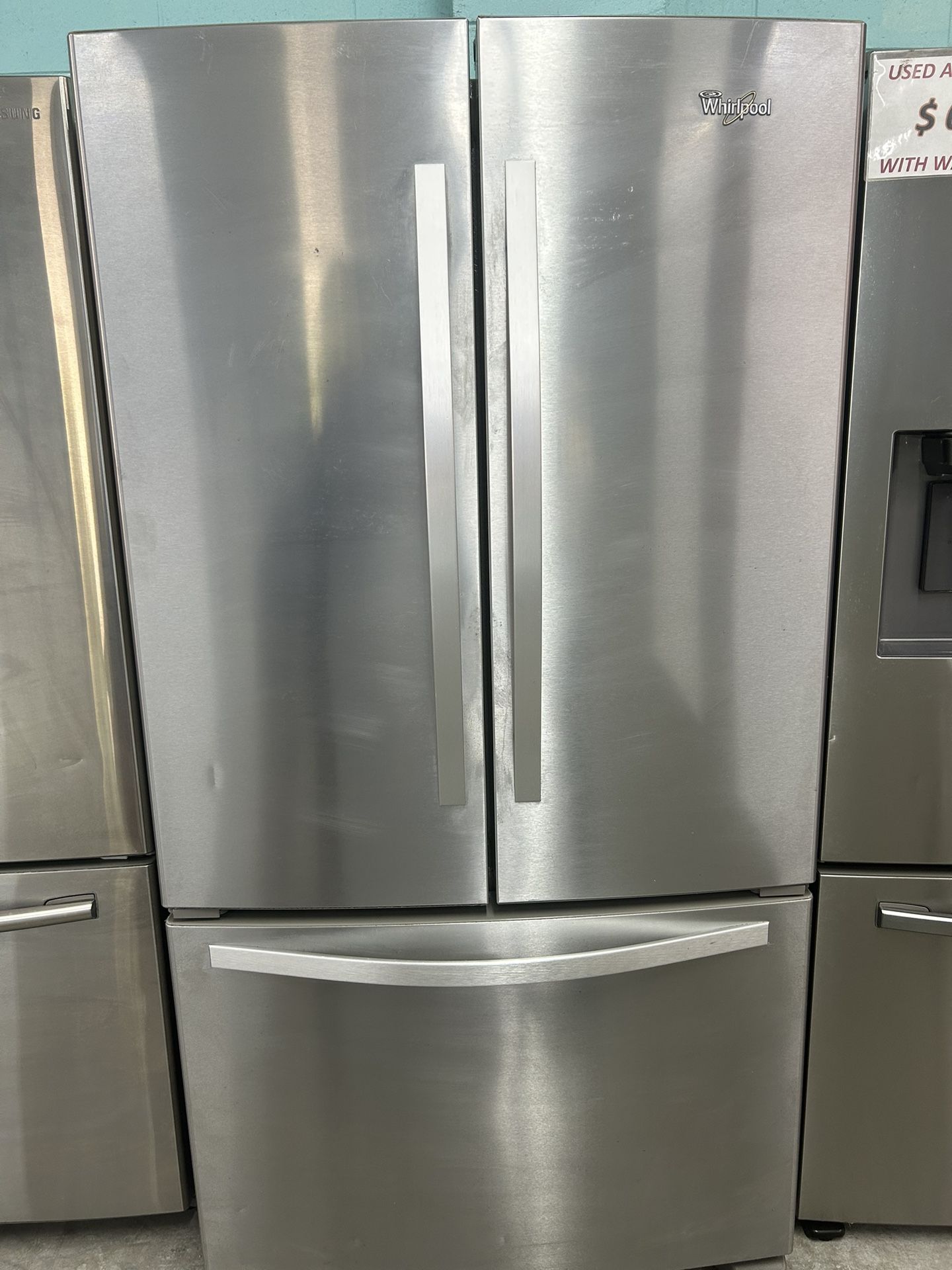 Whirlpool French Door Refrigerator With Ice Maker 