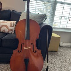 4-4 Nikolas Cello With Case And Bow 