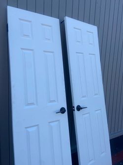 Interior six panel doors