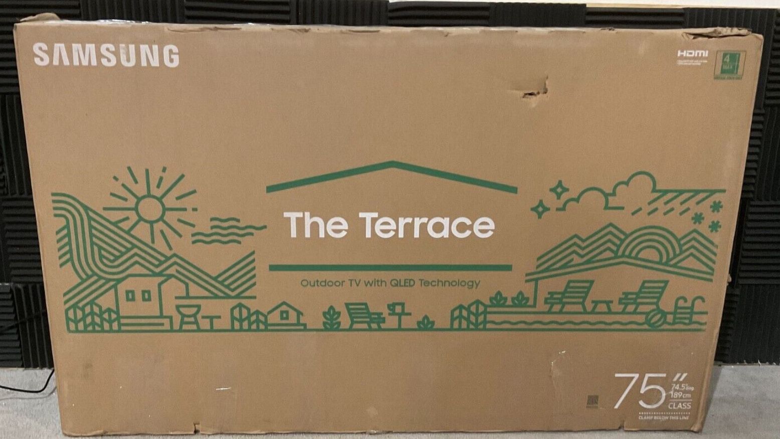 Samsung - 75” Class LST7D The Terrace Partial Sun Neo QLED 4K Smart TV