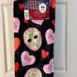 JASON VOORHEES VALENTINES DAY BLANKET