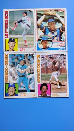 Topps Baseball Cards Lot of 4