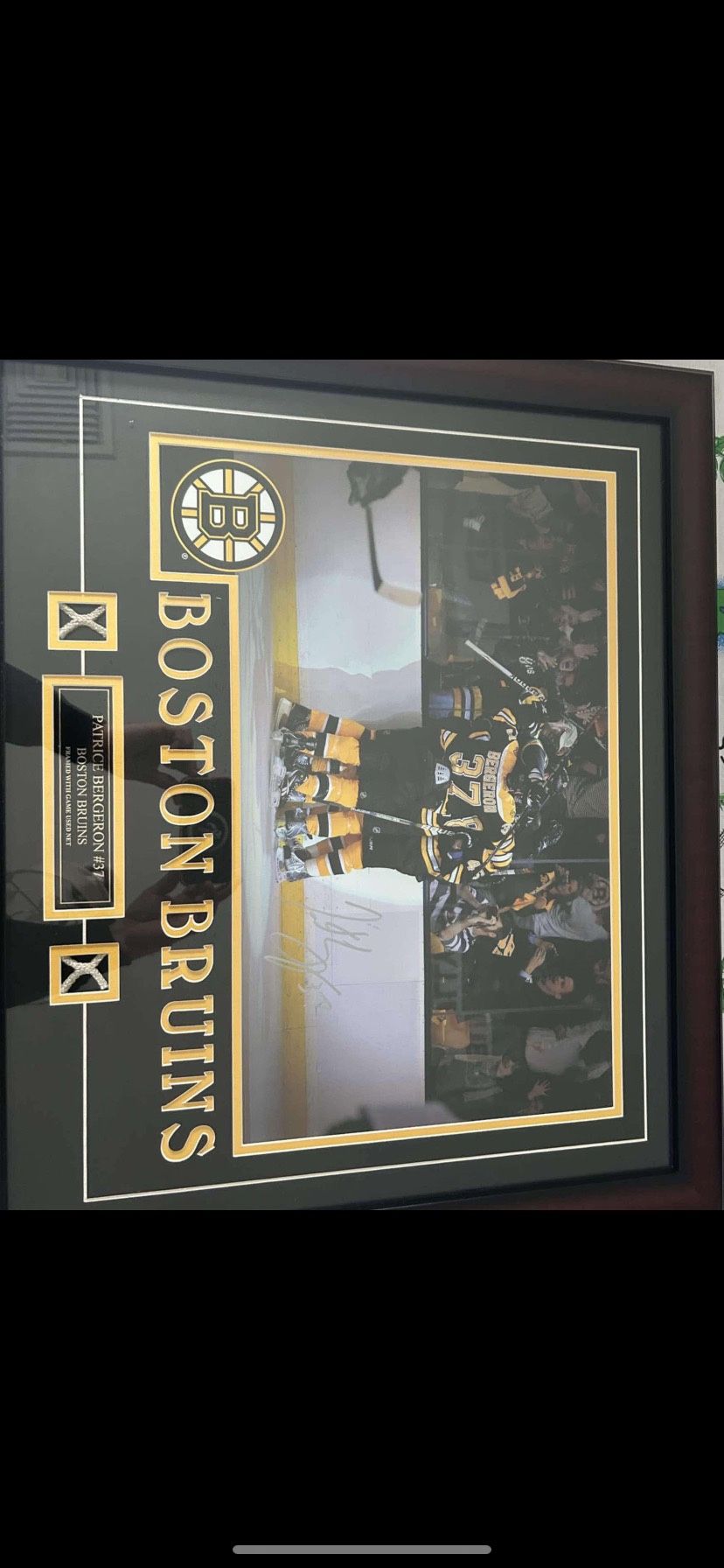 Bruins Signed Plaque