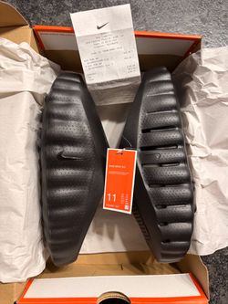 BRAND NEW DS - Triple Black Nike Mind 001 Slide Men’s Size 11 - Women’s Size 12.5 - Receipt In Hand