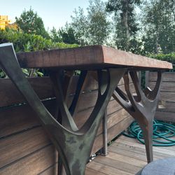 Hardwood Bar-buffet  Table 