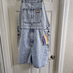 Women Unisex Size M Blue Denim Rainbow 