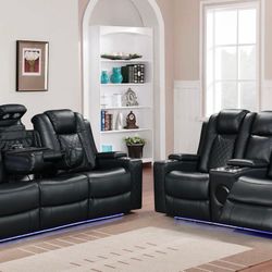 ✨POWER RECLINER SOFA SET