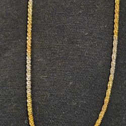 Mixed Metals Necklace 16"
