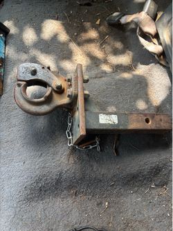 Pintle hitch, medium duty trailer hitch Reciever adjustable height