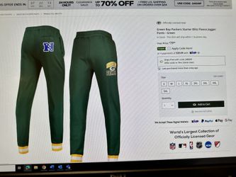 Greenbay Packers Starter Blitz Fleece Jogger Pants