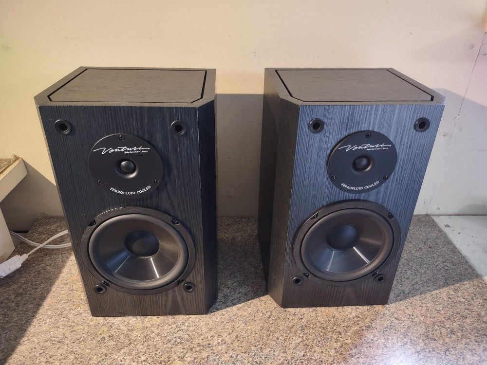 BIC America 175 Watt Bookshelf Speakers 