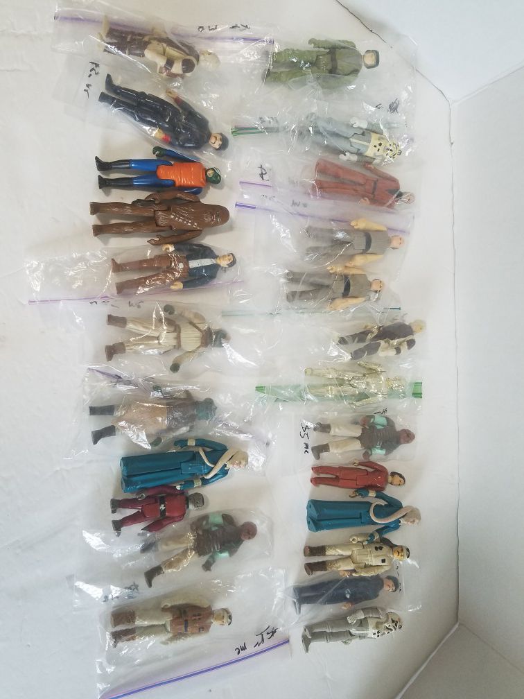 Star wars 80s action figures 5 - 10.00 each