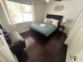 Queen Bed Frame + Mattress Included