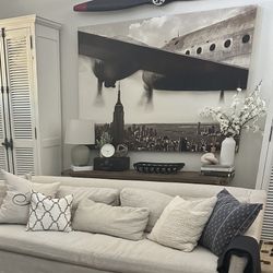 Two Restoration Hardware RH Shutter Cabinets