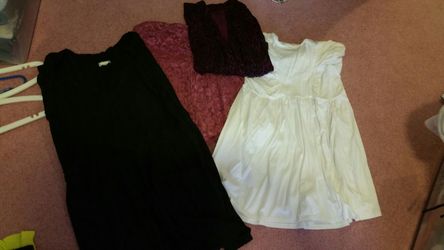 Assorted tops and dresses