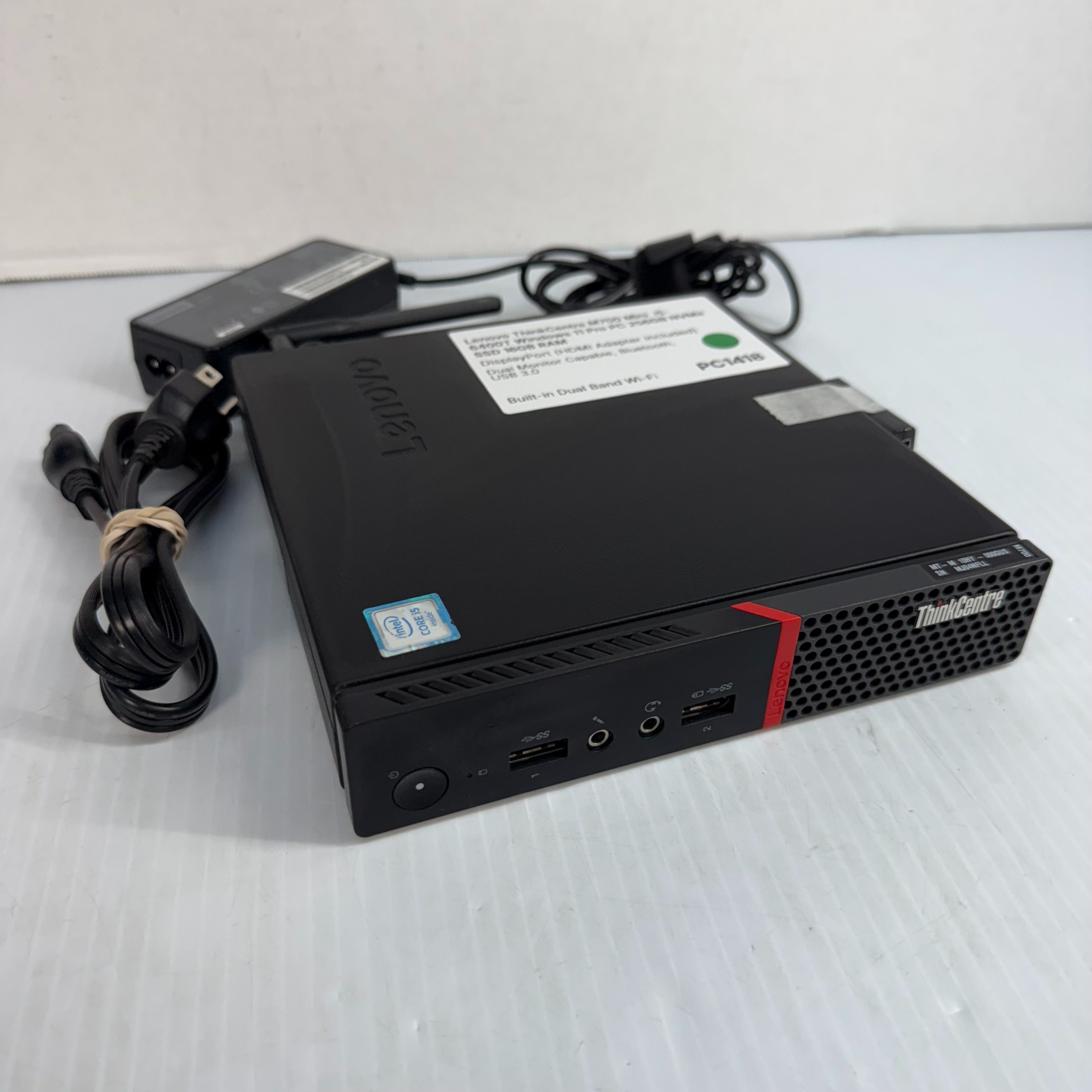 Lenovo ThinkCentre M700 Mini i5-6400T Windows 11 Pro PC 256GB NVMe SSD 16GB RAM