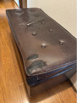 Pleather bench