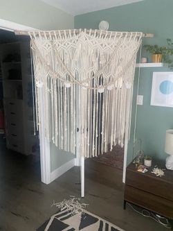 Boho Macromae Wall Hanger / Use As A Headboard