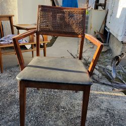 Mid Century Walnut Chair