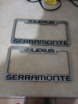 Lexus license plate frame