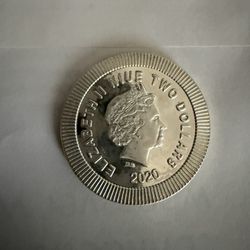 Queen Elizabeth 1 Oz Silver Coin