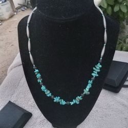 Turquoise & Silver Necklace