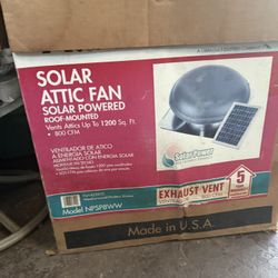 Solar Attic  Fan