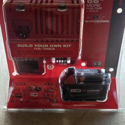 Milwaukee M18 XC 5.0 Battery + Charger Starter Kit (NEW SEALED)