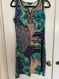 Elementz: Colorful Summer Dress - Size Medium