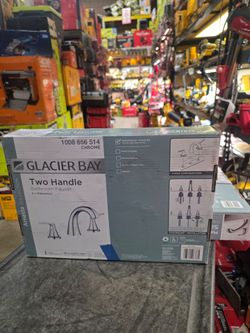 Glacier Bay Arnette Two Handle Bathroom Faucet Chrome