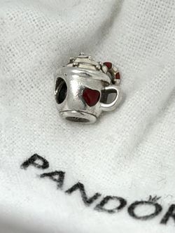 1 Pandora Cocoa Candy Cane Charm Bead