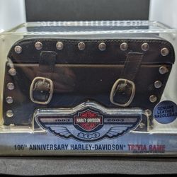 Harley Davidson Trivia Game 100th Anniversary Collector’s Edition Saddlebag