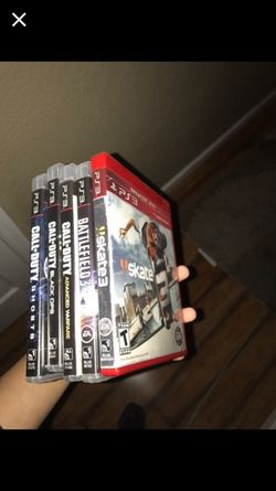 Black ops,skate 3. Etc