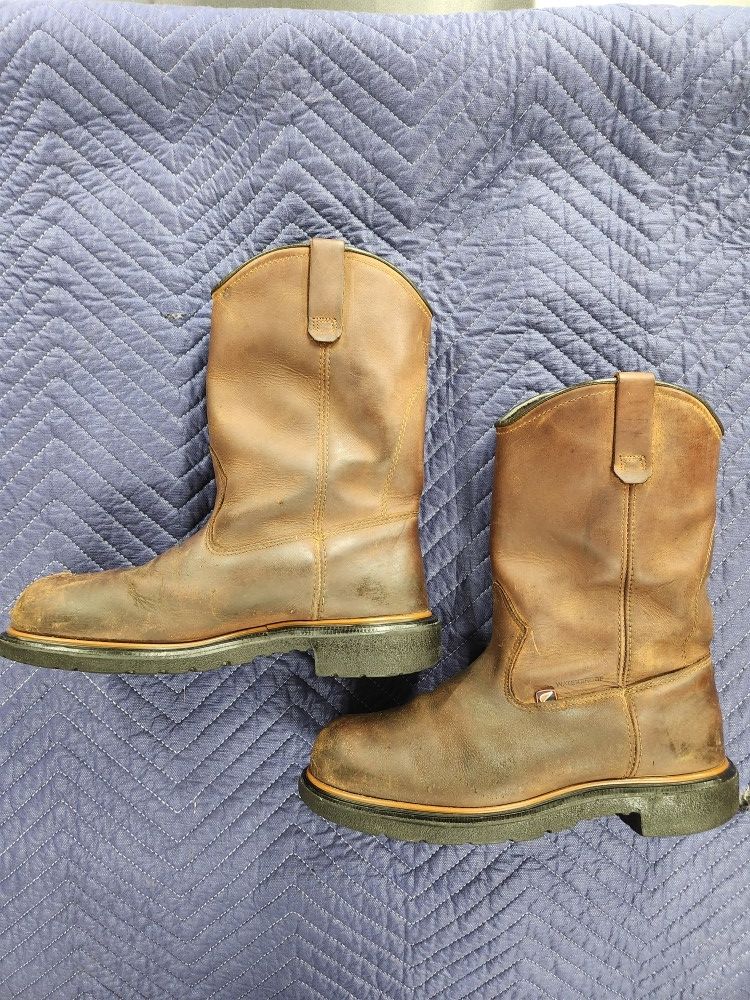 Men's Red Wing Safety Shoe Leather Gortex Insulated Work Boots 9.5